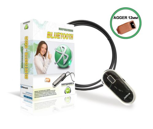 Set Bluetooth JABRA + Micro earpiece "AGGER"